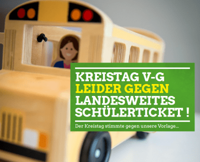 Kreistag Vorpommern-Greifswald leider gegen Landesweites Schülerticket